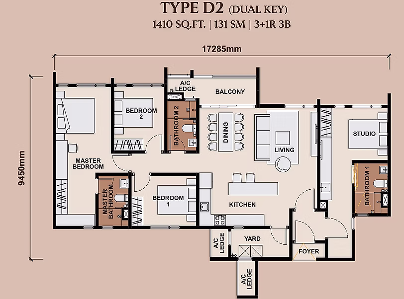 Queenswoodz Layout Type D1